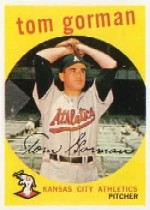 1959 Topps Baseball Cards      449     Tom Gorman